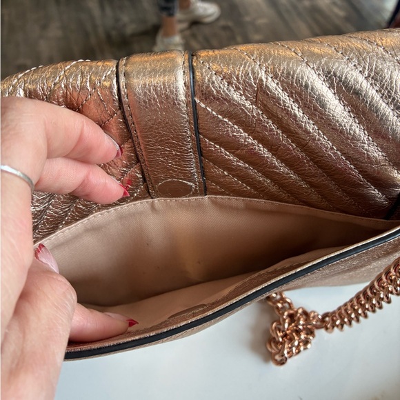 Rebecca Minkoff rose gold metal chain shoulder bag - Picture 3 of 3
